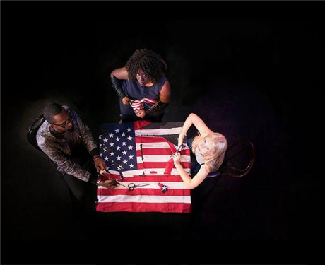 Untitled American Flag Craft Project